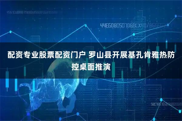 配资专业股票配资门户 罗山县开展基孔肯雅热防控桌面推演